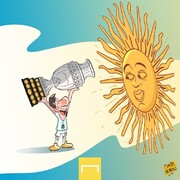 ببینید: خورشید آرژانتین با لیونل مسی طلوع کرد!