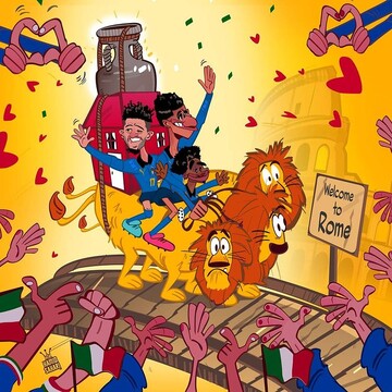 ببینید: ۳یار کمکی ایتالیا در فینال!