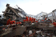 ببینید | تصاویر دلخراش از ریزش ساختمان در چین با ۱۷ کشته