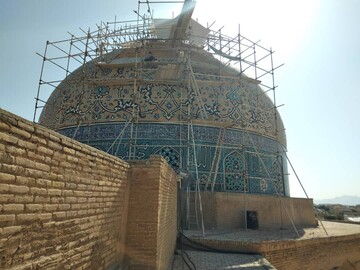 همه چیز درباره مرمت گنبد مسجد شیخ لطف‌الله