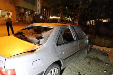 گزارش تصویری از حادثه انفجار در یک ساختمان واقع در محله شهران جنوبی