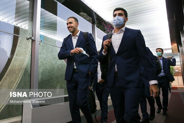 مراسم بدرقه کاروان ایران به بازی‌های المپیک توکیو