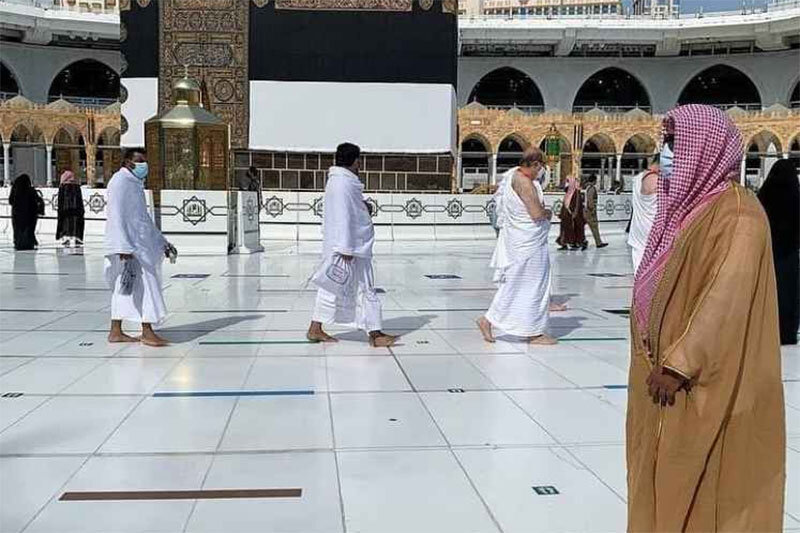 ببینید | نوای «لبیک اللهم لبیک» در مسجدالحرام پیچید