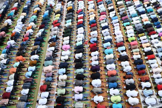 اقامه نماز عید قربان در سراسر جهان