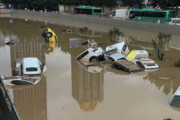 ببینید | تصاویر هوایی از خسارت شدید ماشین‌ها بر اثر سیل در چین