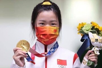 نخستین طلای المپیک به چین رسید
