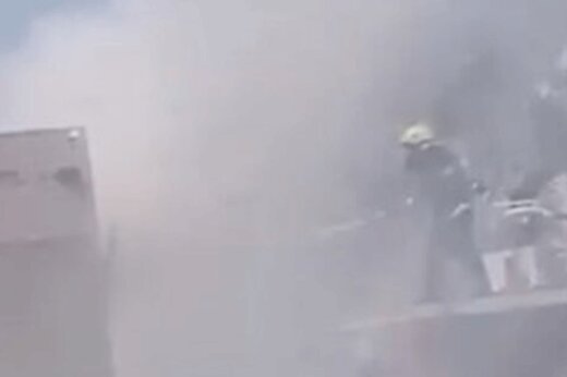 ببینید | اولین تصاویر از آتش‌سوزی در بخش زایمان یک بیمارستان در عراق