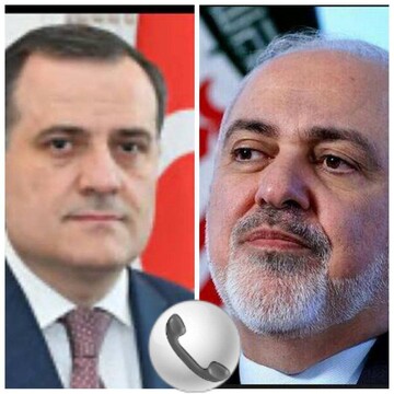 گفتگوی تلفنی وزیران خارجه ایران و جمهوری آذربایجان