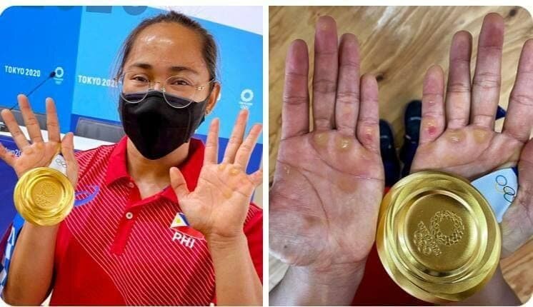 رنج زن فیلیپینی برای تاریخ‌سازی در المپیک توکیو/عکس