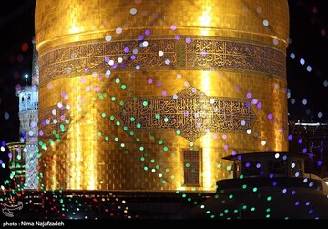 حرم مطهر رضوی در آستانه عید غدیر