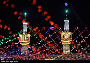 حرم مطهر رضوی در آستانه عید غدیر