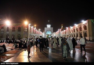 حرم مطهر رضوی در آستانه عید غدیر