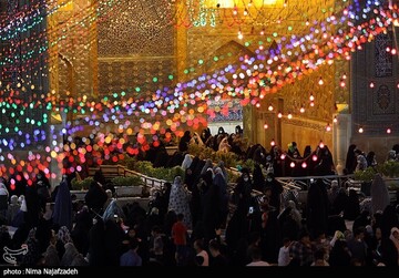 حرم مطهر رضوی در آستانه عید غدیر