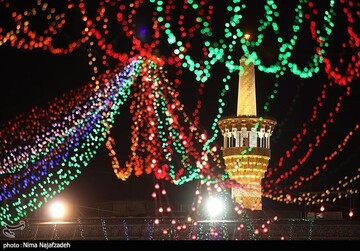 حرم مطهر رضوی در آستانه عید غدیر