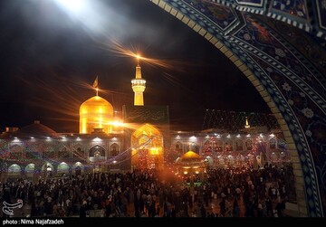 حرم مطهر رضوی در آستانه عید غدیر