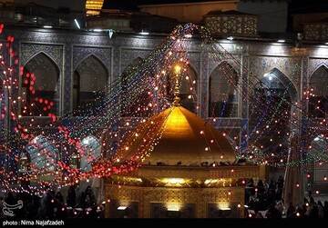 حرم مطهر رضوی در آستانه عید غدیر