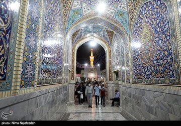 حرم مطهر رضوی در آستانه عید غدیر