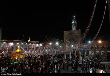 حرم مطهر رضوی در آستانه عید غدیر