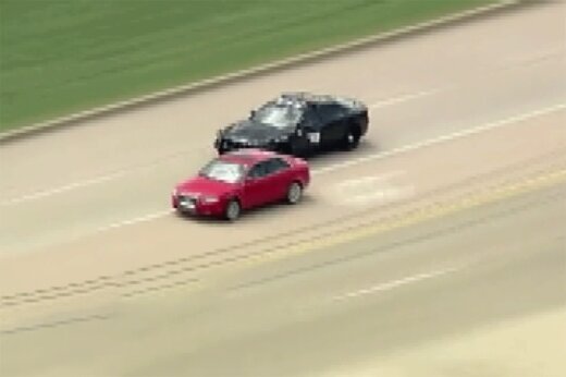 ببینید | تعقیب و گریز هولناک پلیس آمریکا با مظنون در بزرگراه