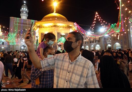 حرم مطهر رضوی در آستانه عید غدیر