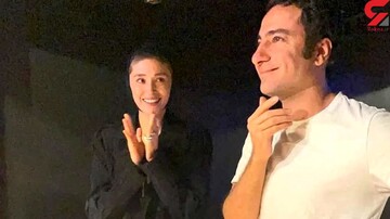 عکس | مراسم ساده عقد نوید محمدزاده و فرشته حسینی در روز عید غدیر