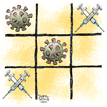 چه کسی برنده این بازی خواهد بود، کرونا یا واکسن؟