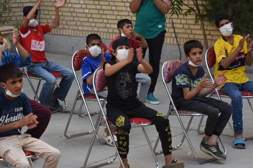 برگزاری جشن عید غدیر همراه با کودکان کار و خیابانی - کمالشهر کرج