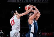 پایان کار بسکتبال ایران در المپیک با شکست مقابل فرانسه