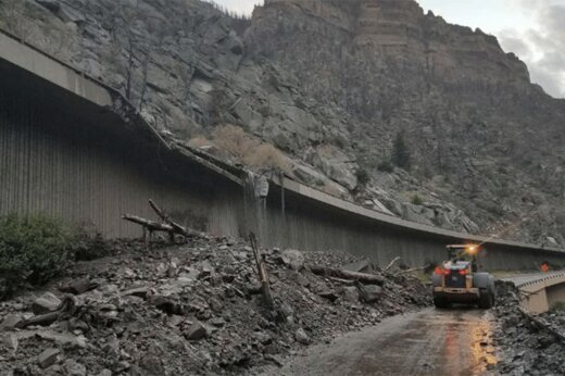 ببینید | بلایی که رانش زمین در کلرادو آمریکا آورد