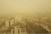 گردو غبار هوای همدان را ناسالم کرده است