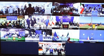  افتتاح طرح های ملی وزارتخانه‌های نفت، کشور، سازمان‌های انرژی اتمی و تأمین اجتماعی توسط روحانی