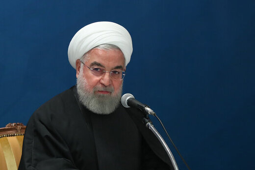 روحانی:  فرمانده جنگ اقتصادی بودم اما بدون سرباز