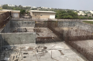 پیشرفت ۷۰ درصدی ساخت مخزن SBR تصفیه خانه شمال جزیره کیش