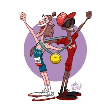 ببینید: مدال طلای المپیک مشترکا به این دو نفر رسید!