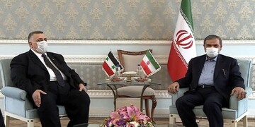 عکسی از دیدار محسن رضایی با یک مقام خارجی