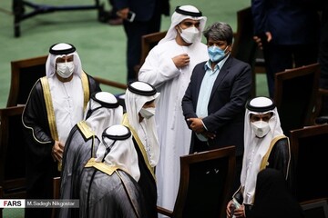 حضور میهمانان داخلی و خارجی در مراسم تحلیف
