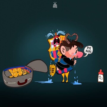 ببینید بالاخره مسی از خانه رفت!