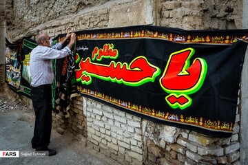 تهران رنگ عزای حسین(ع) گرفت
