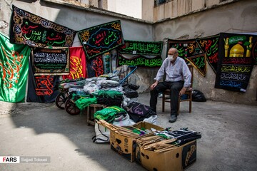 تهران رنگ عزای حسین(ع) گرفت
