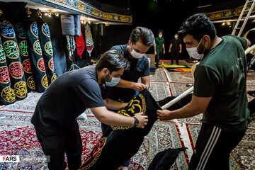 تهران رنگ عزای حسین(ع) گرفت