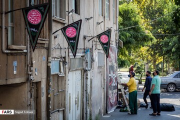 تهران رنگ عزای حسین(ع) گرفت