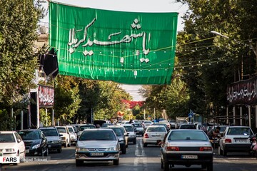تهران رنگ عزای حسین(ع) گرفت