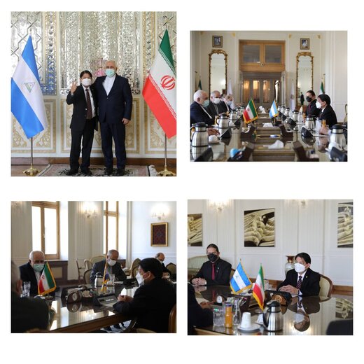 ظریف با وزیر خارجه نیکاراگوئه دیدار کرد