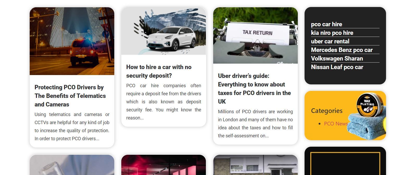 What is PCO car hire?