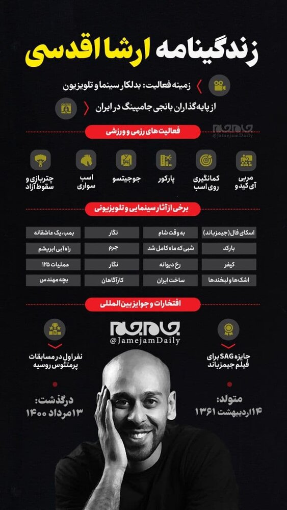 ببینید | زندگینامه مرحوم ارشا اقدسی به روایت تصویر