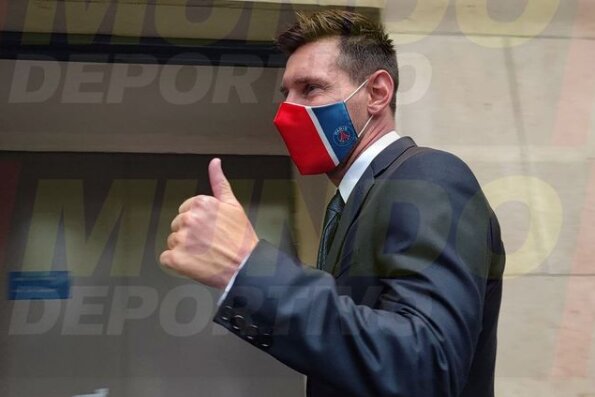اولین نشانه از PSG روی صورت لئو مسی/عکس