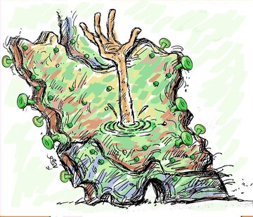 ببینید گرفتار باتلاق کرونا شدیم!