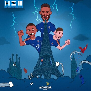 ببینید پاریس با لیونل مسی ترسناک شد!