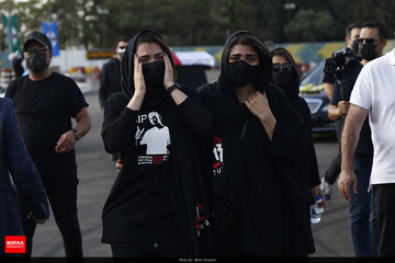 بدرقه پیکر ارشا اقدسی به خانه ابدی