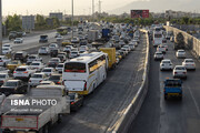 تصاویر | ترافیک اتوبان کرج - قزوین پس از اعلام تعطیلات چند روزه!